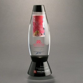 Lucite lava lamp replica recognition award  trophy