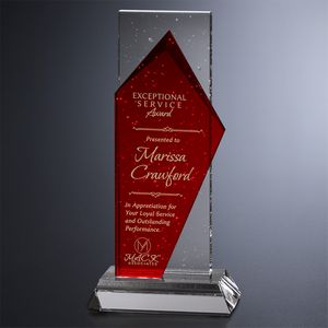 Crystal award, trophy, gift for recognition