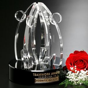 Crystal award, trophy, gift for recognition