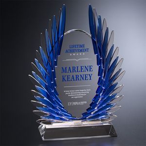 Crystal award, trophy, gift for recognition