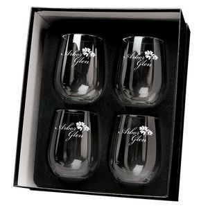 Stemless White Wine 4-piece set, Drinkware, Wine Glasses