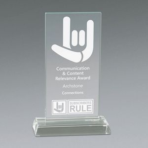 Ice, Transparent Rectangle Upright, Rectangle Base, Transparent Base, Achievement, Accomplishment, Acknowledgement, Recognition, Excellence, Appreciation, Recognize, Merit