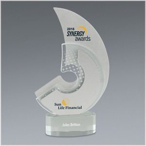 Glass, Metal, Crystal, Award, Recognition, Full Color, Color Logo, Color Printed