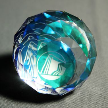 Custom crystal diamond sphere gift award