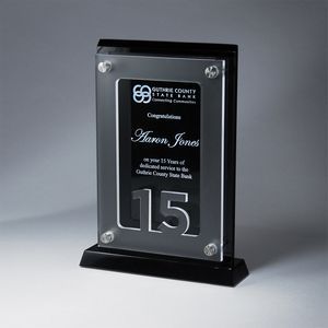 Awards, Lucite, Square / Rectangle, service award, Achievement, anniversary, acrylic