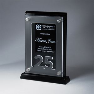 Awards, Lucite, Square / Rectangle, service award, anniversary, achievement, acrylic