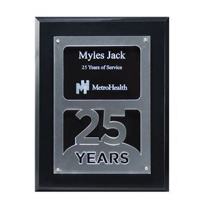 Awards, Plaques, Lucite, Square / Rectangle, anniversary, service award, achievement, 25, acrylic