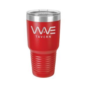 30 Oz., Mugs, Double Walled, Stainless Steel, Cup, Lid, Sip Through Lid, Round
