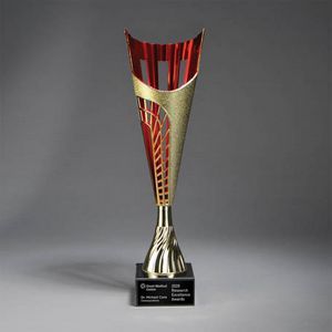 Duo finish, trophy, trophies, tall, color, plastic, marble base