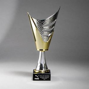 Gold, Silver, Plastic, Trophy, Trophies, Marble Base, Textured, Smooth Surface