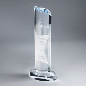 Optic Crystal, Oval, crystal, Oval Base, Award Ceremony, Award collection, Award display, Award of Excellence
