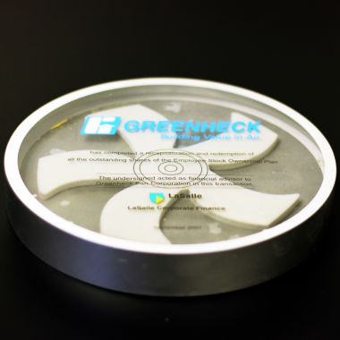 Custom replica fan or product as an award or display