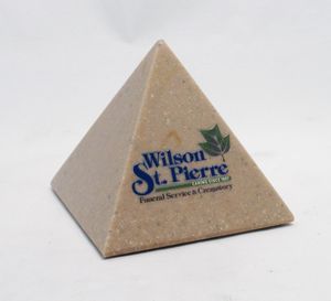 STKPW, Pyramid, Stone, Weighted, Loose Paper Holder, Recognition, Granite, Small, Stock, Marble, Granite, Onyx