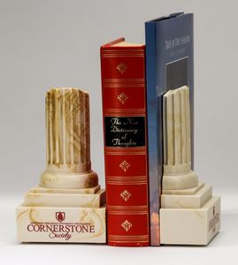 Book Ends, Marble award, trophy, gift for recognition